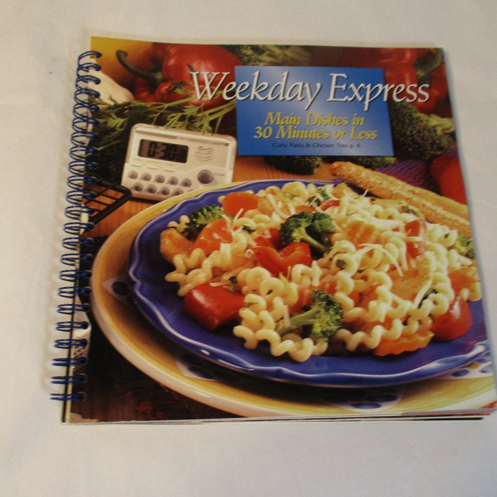 The Pampered Chef Main Dishes Recipes Cookbook Book Cooking